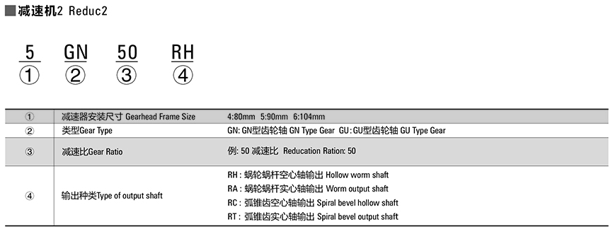 方形有刷减速箱表示2-2