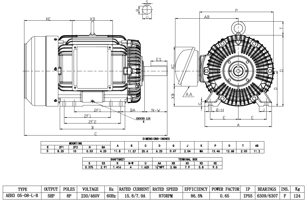 BLDC gear motor