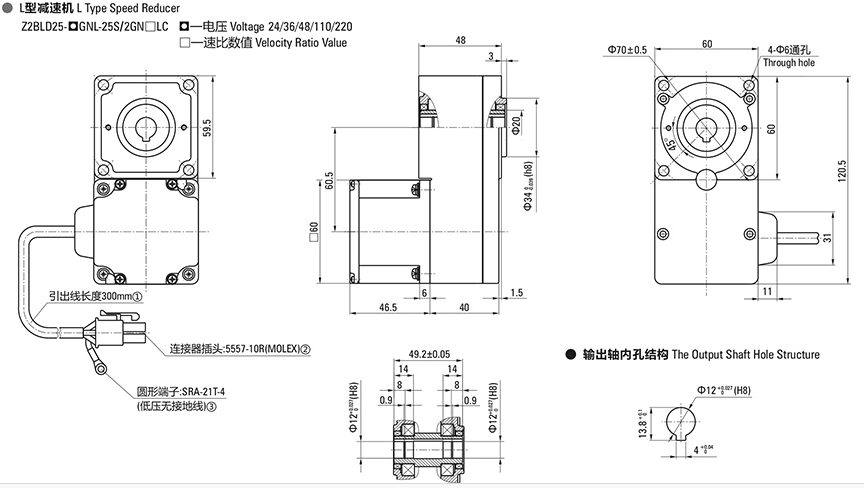 BLDC 60 Series Gear Motor