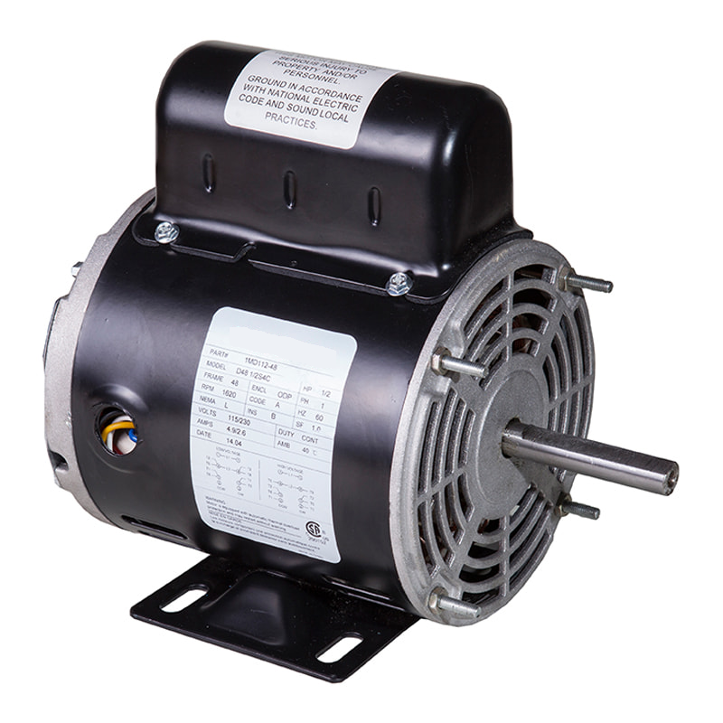 NEMA 48 Frame Dripproof Single-Phase Motor