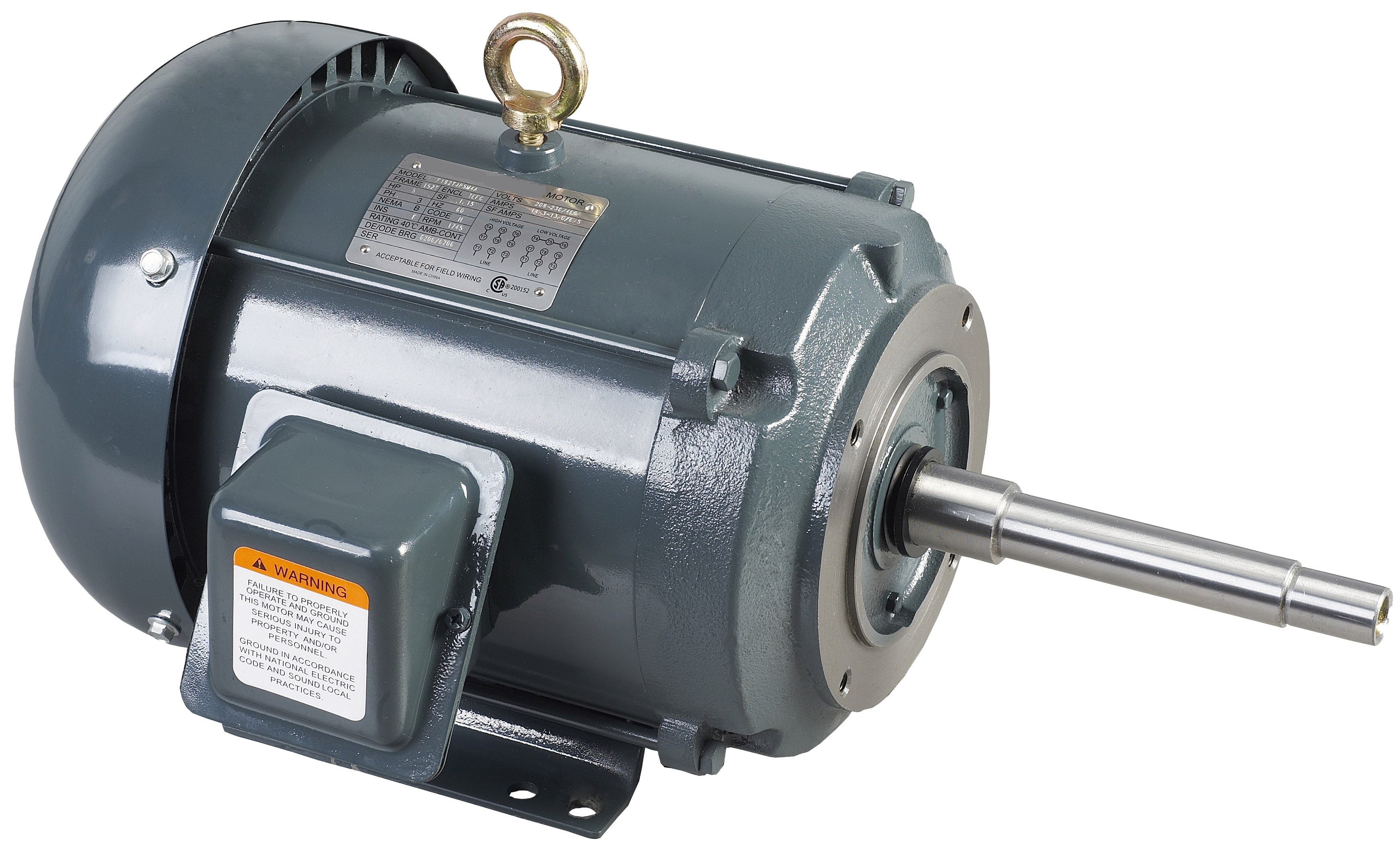 TEFC NEMA Three-Phase JM / JP Close-Coupled Pump Motor
