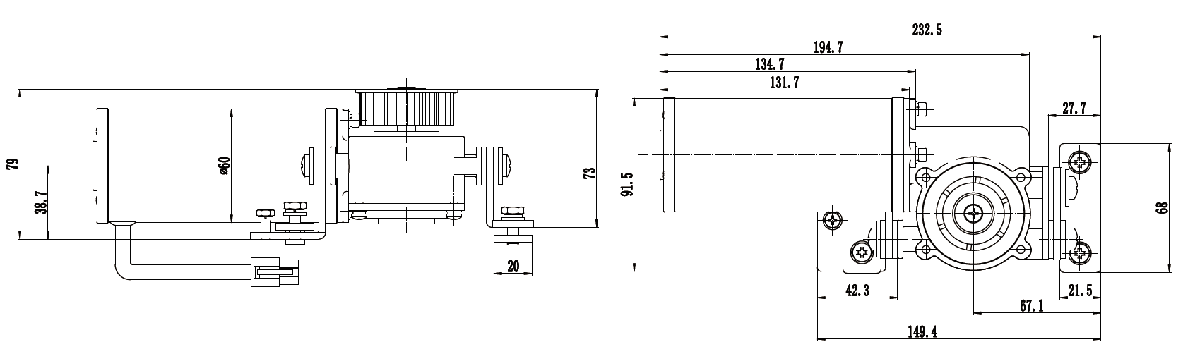 Heavy Duty Sliding Door Operator