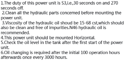 Hydraulic Mini Power Units